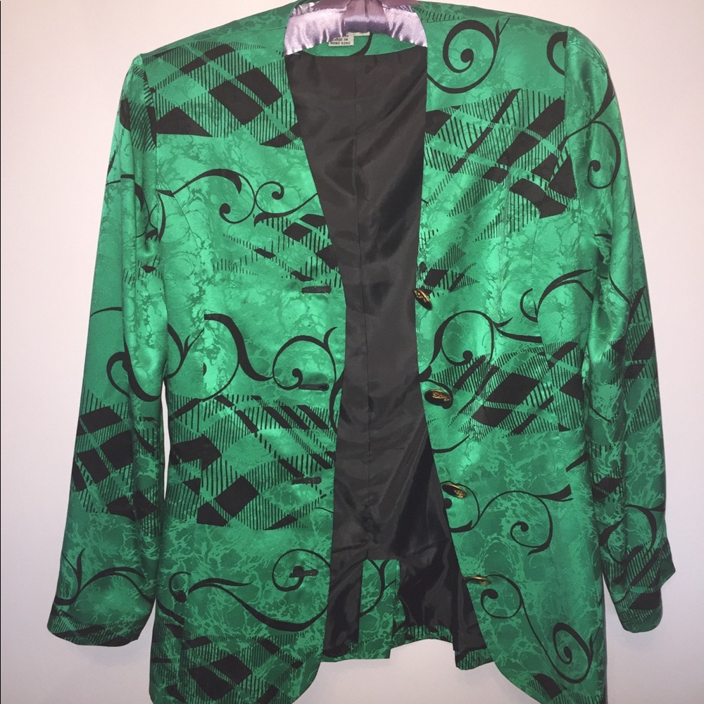 Vintage green blazer
